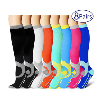 Men and women custom travel compression anti slip sport socks for wholesale